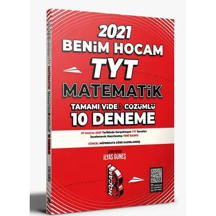 Benim Hocam 2021 TYT Matematik Video Çözümlü 10 Deneme Sınavı