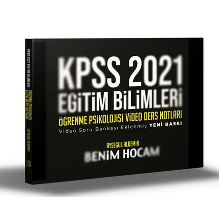 Benim Hocam 2021 KPSS Örenme Psikolojisi Video Ders Notları
