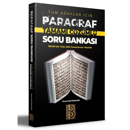 Benim Hocam 2021 Tüm Adaylar İçin Çözümlü PARAGRAF Soru Bankası