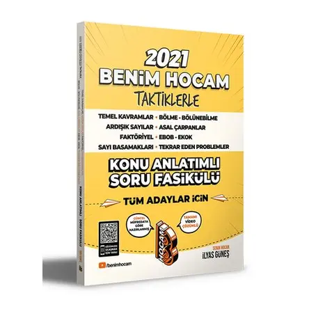 Benim Hocam 2021 Tüm Adaylar İçin Taktiklerle Temel Kavramlar ve Sayılar