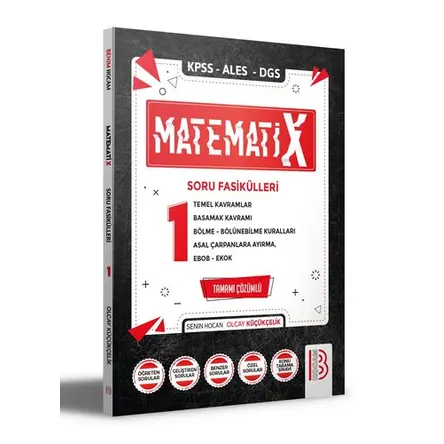 Benim Hocam 2021 KPSS ALES DGS MatematiX Soru Fasikülleri 1