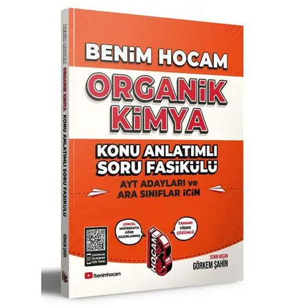 Benim Hocam AYT ve Ara Sınıflar İçin Organik Kimya Konu Anlatımlı Soru Fasikülü