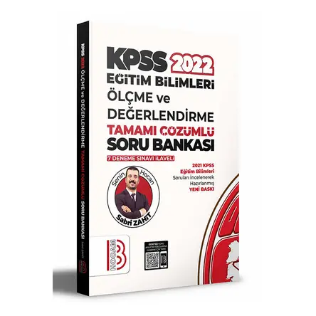 Benim Hocam Yayınları 2022 KPSS Eğitim Bilimleri Ölçme ve Değerlendirme Tamamı Çözümlü Soru Bankası