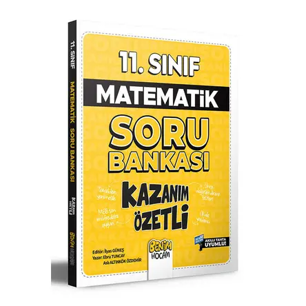 Benim Hocam 11. Sınıf Kazanım Özetli Matematik Soru Bankası