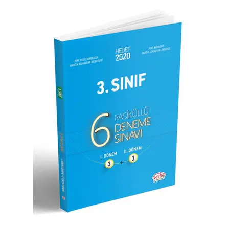 Editör İlkokul 3.Sınıf Fasiküllü 6 Deneme Sınavı