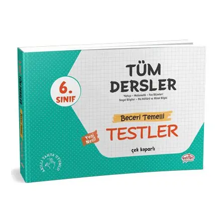 Editör 6.Sınıf Tüm Dersler Beceri Temelli Testler
