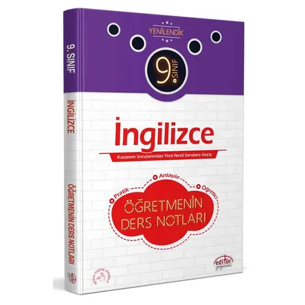Editör 9. Sınıf İngilizce Öğretmenin Ders Notları