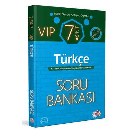 Editör 7. Sınıf VIP Türkçe Soru Bankası