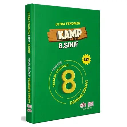 Editör 8.Sınıf Kamp Fenomen LGS Tamamı Çözümlü 8 Deneme Sınavı