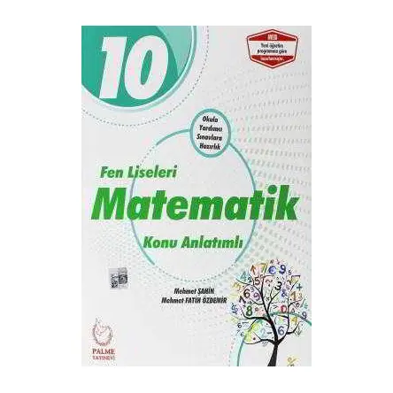 Palme 10.Sınıf Fen Liseleri Matematik Konu Anlatımlı