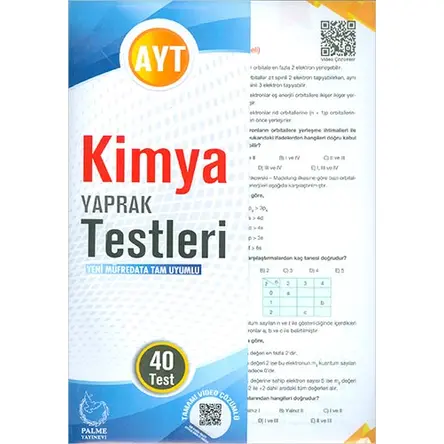 Palme AYT Kimya Yaprak Testleri