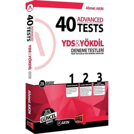 Yargı YDS YÖKDİL 40 Advanced Tests
