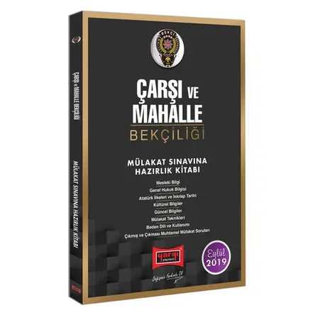 Yargı Çarşı ve Mahalle Bekçiliği Mülakat Sınavına Hazırlık Kitabı