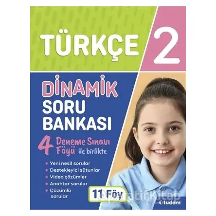 2. Sınıf Türkçe Dinamik Soru Bankası - Kolektif - Tudem Yayınları