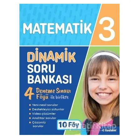 3. Sınıf Matematik Dinamik Soru Bankası - Kolektif - Tudem Yayınları