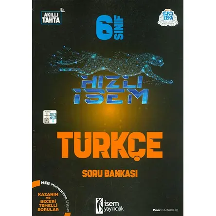 6.Sınıf Hızlı İsem Türkçe Soru Bankası İsem Yayıncılık
