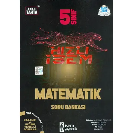 5.Sınıf Hızlı İsem Matematik Soru Bankası İsem Yayıncılık