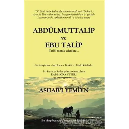 Abdülmuttalip ve Ebu Talip - Celal Öz - Sokak Kitapları Yayınları