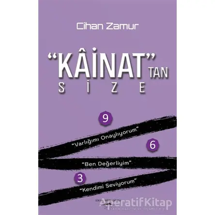 Kainattan Size - Cihan Zamur - Sokak Kitapları Yayınları