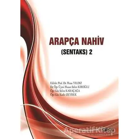 Arapça Nahiv - Sentaks 2 - Selim Karaçağa - Gece Kitaplığı