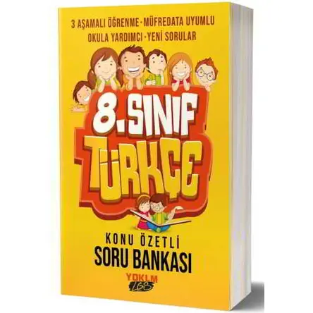 Yediiklim 8.Sınıf Türkçe Konu Özetli Soru Bankası