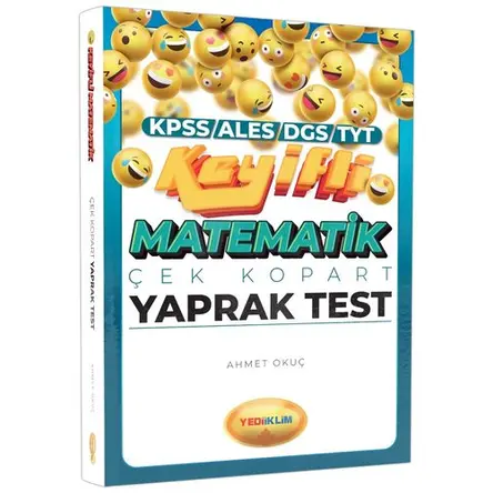 Yediiklim KPSS ALES DGS TYT Keyifli Matematik Yaprak Test