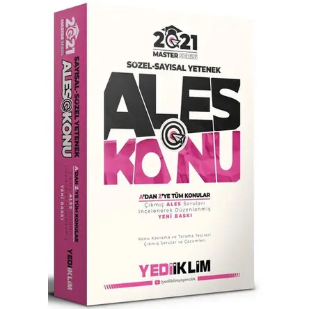 Yediiklim 2021 ALES Master Serisi Konu Anlatımı