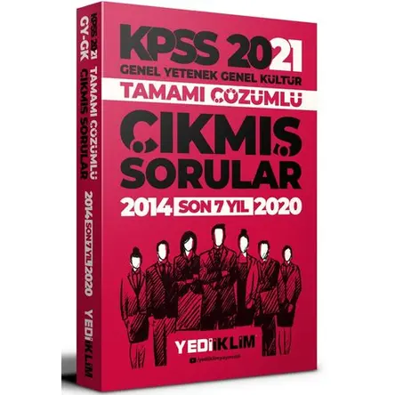 Yediiklim 2021 KPSS Lisans Çözümlü Son 7 Yıl Çıkmış Sorular