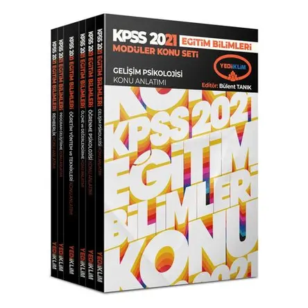 Yediiklim 2021 KPSS Eğitim Bilimleri Konu Anlatımlı Modüler Set