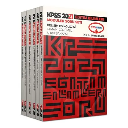 Yediiklim 2021 KPSS Eğitim Bilimleri Modüler Soru Bankası Seti