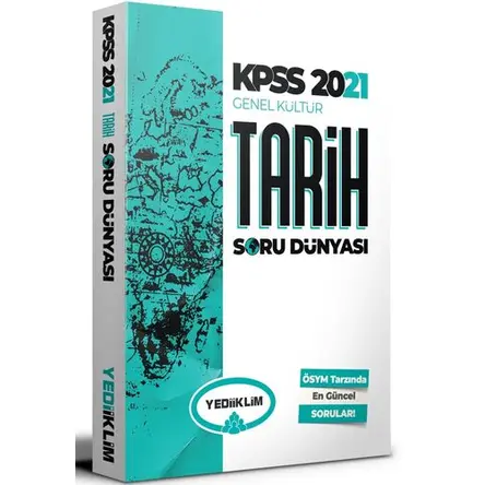 Yediiklim 2021 KPSS Tarih Soru Dünyası