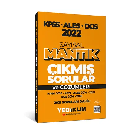 Yediiklim 2022 KPSS-ALES-DGS Sayısal Mantık Tamamı Çözümlü Çıkmış Sorular
