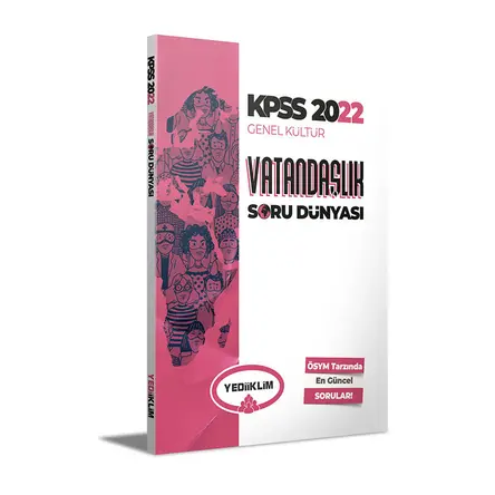 Yediiklim 2022 KPSS Genel Kültür Vatandaşlık Soru Dünyası