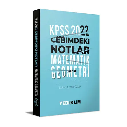 Yediiklim 2022 KPSS Cebimdeki Notlar Matematik-Geometri Kitapçığı