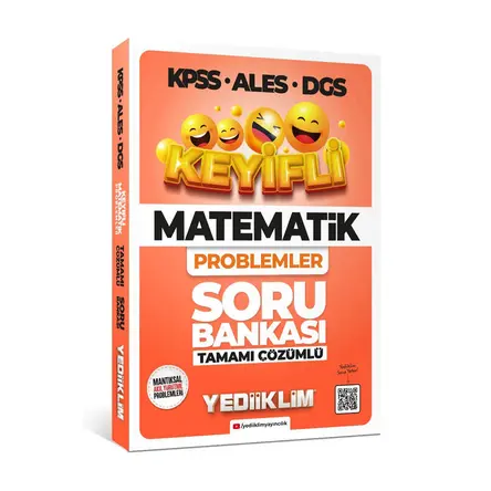 Yediiklim 2022 KPSS ALES DGS Keyifli Matematik Problemler Tamamı Çözümlü Soru Bankası