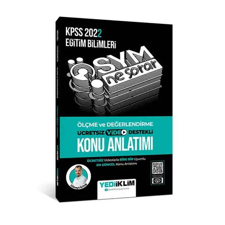 Yediiklim 2022 KPSS Eğitim Bilimleri Ösym Ne Sorar Ölçme ve Değerlendirme Konu Anlatımı