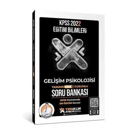 Yediiklim 2022 KPSS Eğitim Bilimleri Atölye Serisi Gelişim Psikolojisi Tamamı Çözümlü Soru Bankası