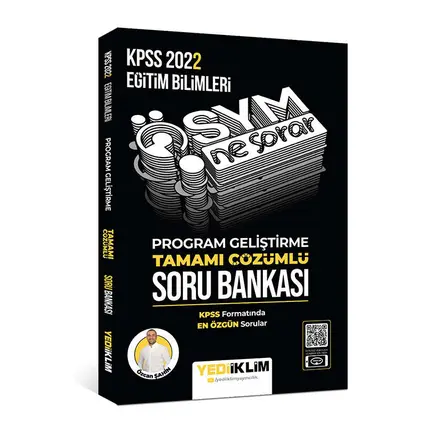 Yediiklim 2022 KPSS Eğitim Bilimleri ÖSYM Ne Sorar Program Geliştirme Tamamı Çözümlü Soru Bankası