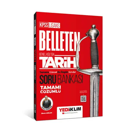 Yediiklim KPSS Genel Kültür Belleten Tarih Tamamı Çözümlü Soru Bankası