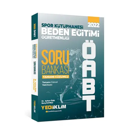 Yediiklim 2022 ÖABT Beden Eğitimi Öğretmenliği Spor Kütüphanesi Tamamı Çözümlü Soru Bankası