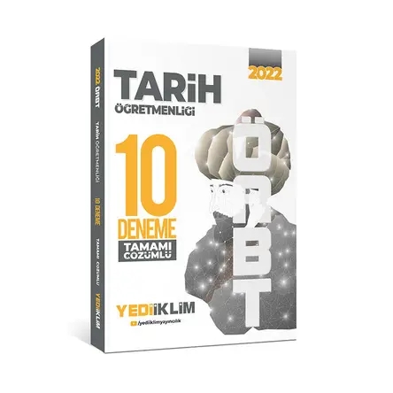 Yediiklim 2022 ÖABT Tarih Öğretmenliği Tamamı Çözümlü 10 Deneme