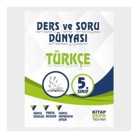 Kitap Depo 5.Sınıf Türkçe Ders ve Soru Dünyası