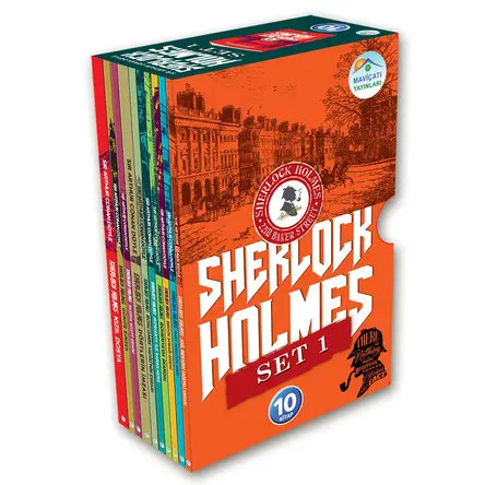 Sherlock Holmes Serisi 10 Kitap Seti -1 (Kutusuz) Maviçatı Yayınları