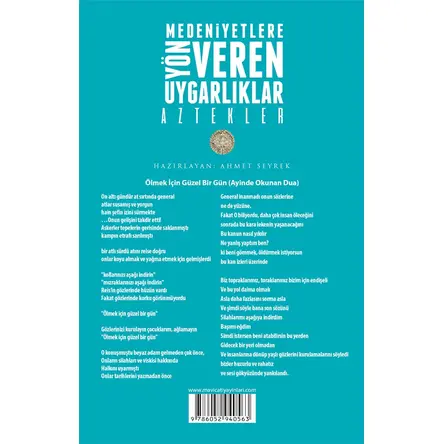 Aztekler - Medeniyete Yön Veren Uygarlıklar - Maviçatı Yayınları