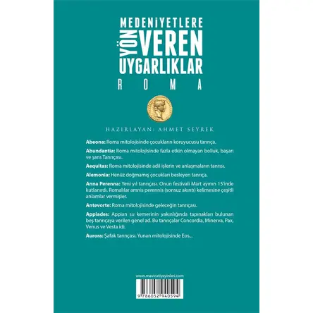 Roma - Medeniyete Yön Veren Uygarlıklar - Maviçatı Yayınları