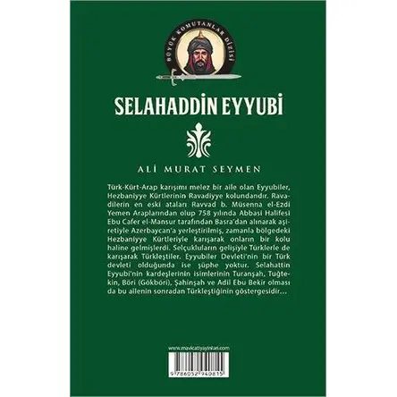 Selahaddin Eyyubi - (Biyografi) Ali Murat Seymen - Maviçatı Yayınları