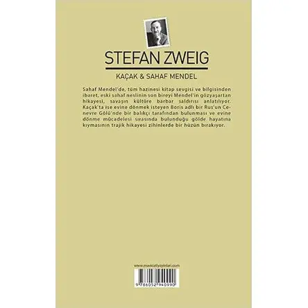 Kaçak ve Sahaf Mendel - Stefan Zweig - Maviçatı Yayınları
