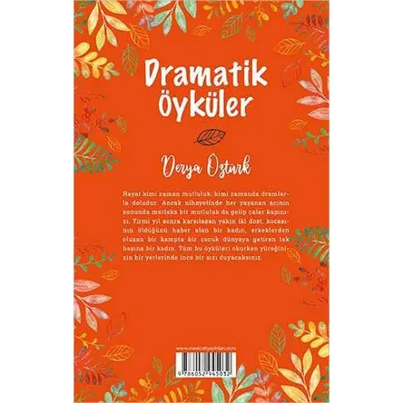 Dramatik Öyküler - Derya Öztürk - Maviçatı Yayınları