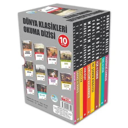 Dünya Klasikleri Okuma Dizİsi 10 Kitap Set Maviçatı Yayınları