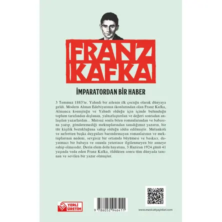 İmparatordan Bir Haber - Franz Kafka - Maviçatı Yayınları